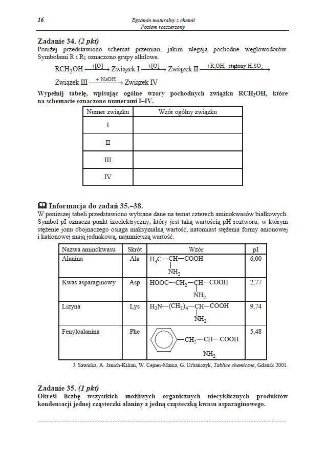 Matura 2014 chemia poziom rozszerzony. Co było? (ODPOWIEDZI, PYTANIA, ZADANIA, ARKUSZ CKE)
