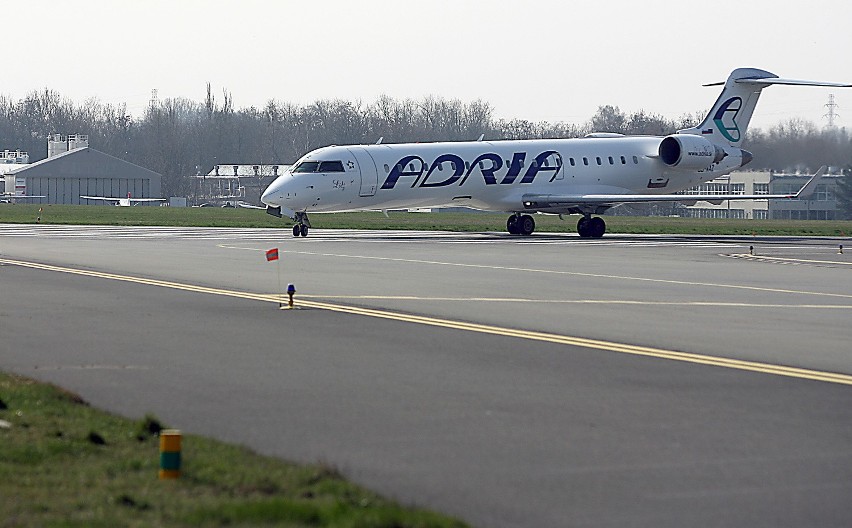Łódzki samolot Adrii wylądował na Lublinku [ZDJĘCIA]