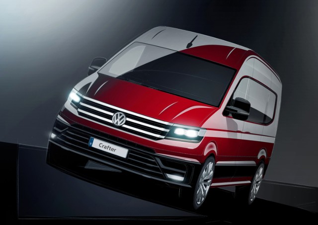 Czy tak będzie wyglądał nowy VW Crafter, który produkowany będzie we Wrześni?