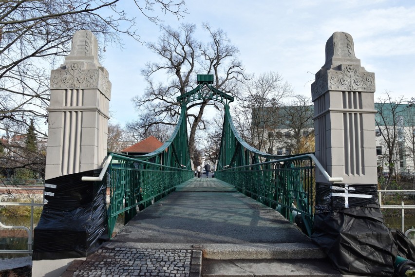 Most Groszowy w Opolu otwarty dla pieszych. Ale to nie...