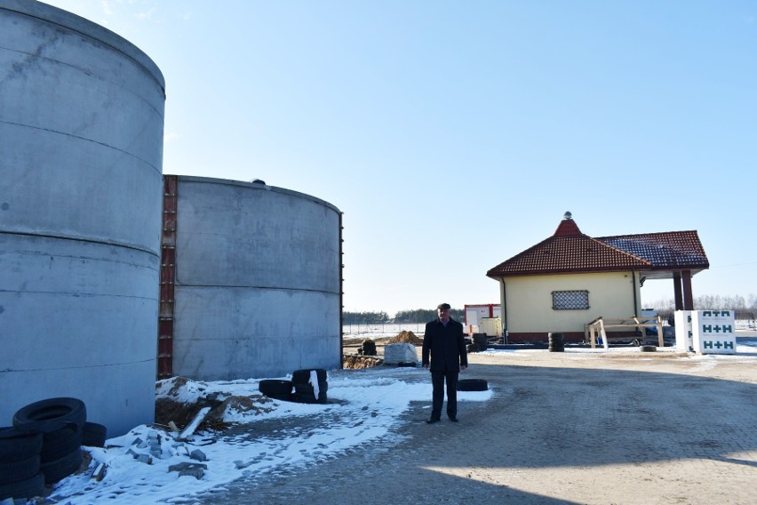 W Grabowej, na terenie gminy Rusinów, trwają prace modernizacyjne oczyszczalni ścieków 
