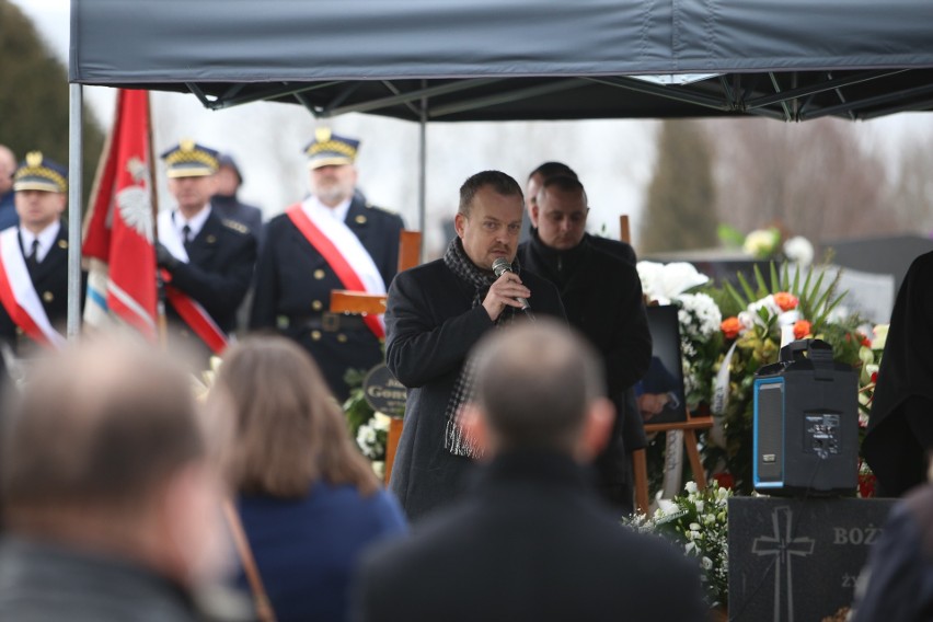 Dzisiaj w Sosnowcu odbył się pogrzeb radnego Pawła...