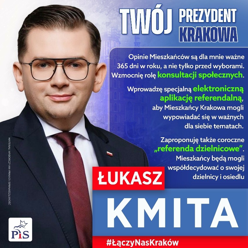 Łukasz Kmita: Zapewniam, że będę prezydentem Mieszkańców, a...