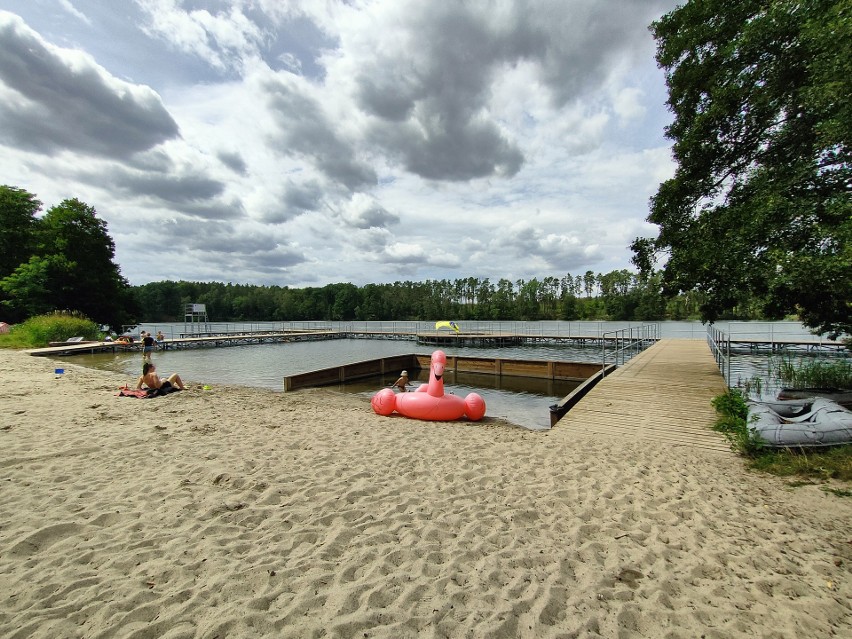Jezioro Radachowskie ma nowy pomost.