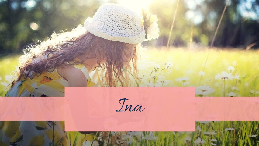 W 2018 r. imię Ina zostało nadane 2 razy.