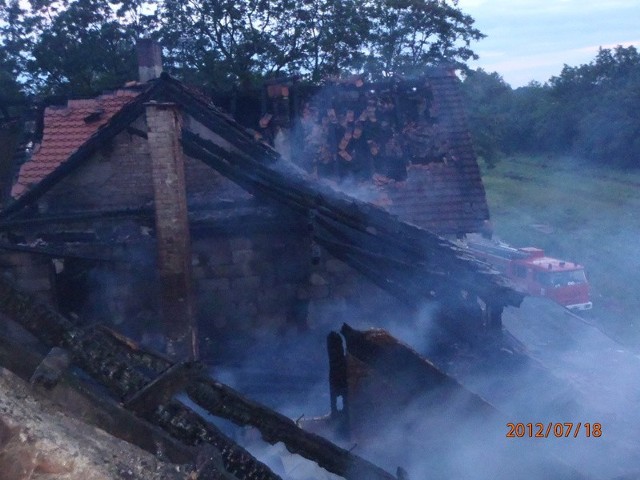 Pożar dworca w Połczynie Zdroju