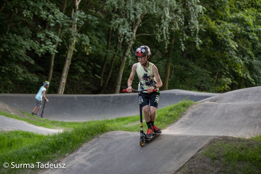 Rowerowe szaleństwo w Stargardzie na nowym pumptracku