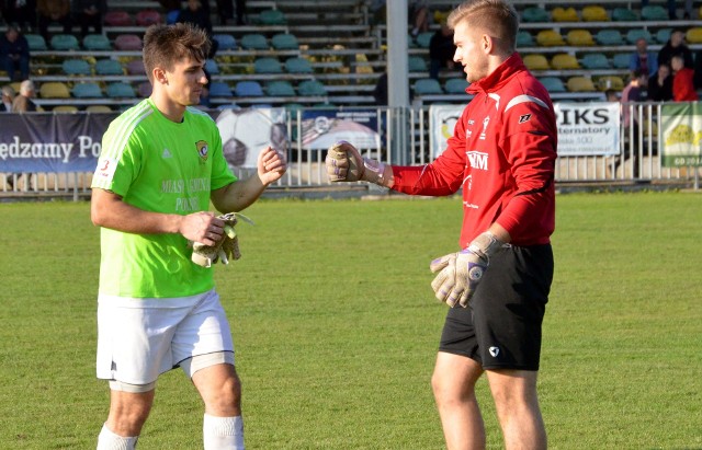 Bracia Tomasz i Bartosz Siryk zagrali przeciwko sobie w meczu Korony Kielce z Czarnymi Połaniec