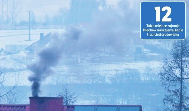 Miechów znalazł się w krajowej w czołówce trucicieli