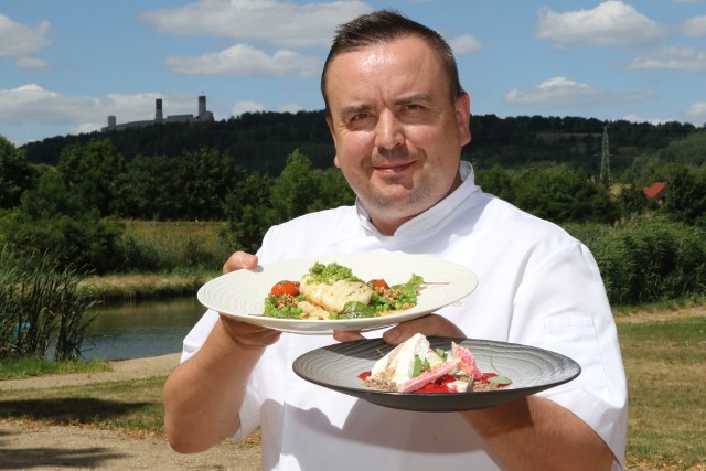 Michał Markowicz, nowy szef kuchni w restauracji Podzamcze zaprasza na pyszne obiady z widokiem na chęciński Zamek.
