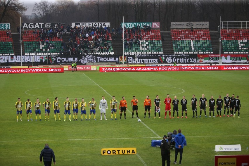 20.11.2021. Mecz Fortuna 1. Ligi: Zagłębie Sosnowiec - Arka...