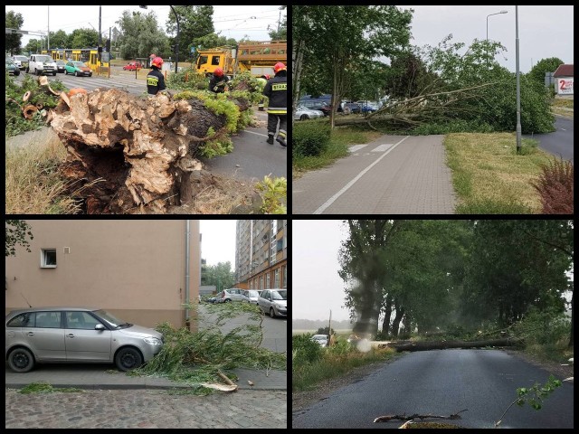 Gdzie jest burza? Takie spustoszenie sieją nawałnice w woj. kujawsko-pomorskim, wielkopolskim i lubuskim 21.06.2018 [Radar burzowy online]