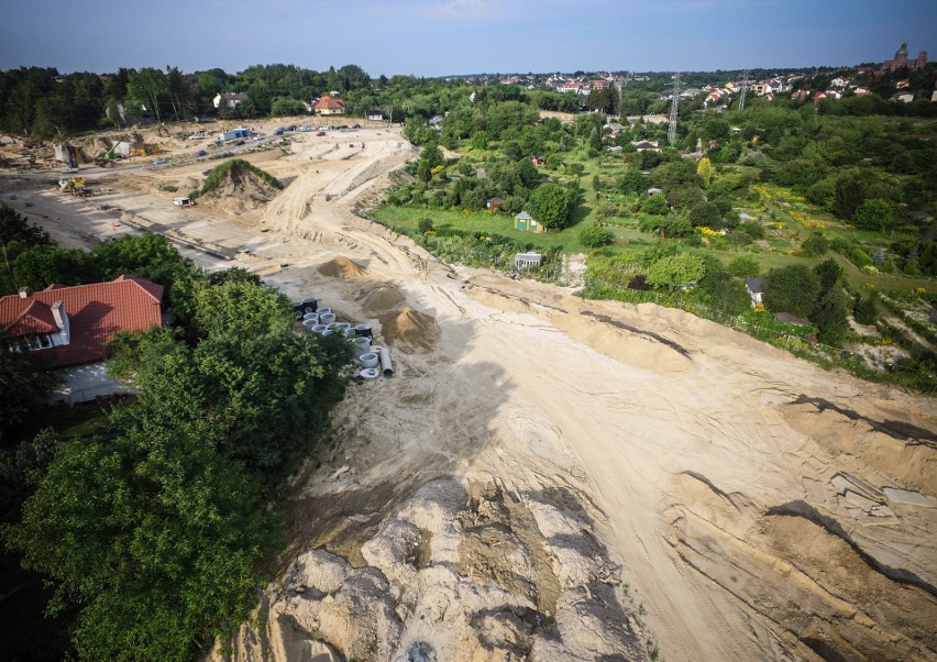 Przedłużenie Bohaterów Monte Cassino w Lublinie. Z wizytą na wielkim placu budowy (ZDJĘCIA Z DRONA) 