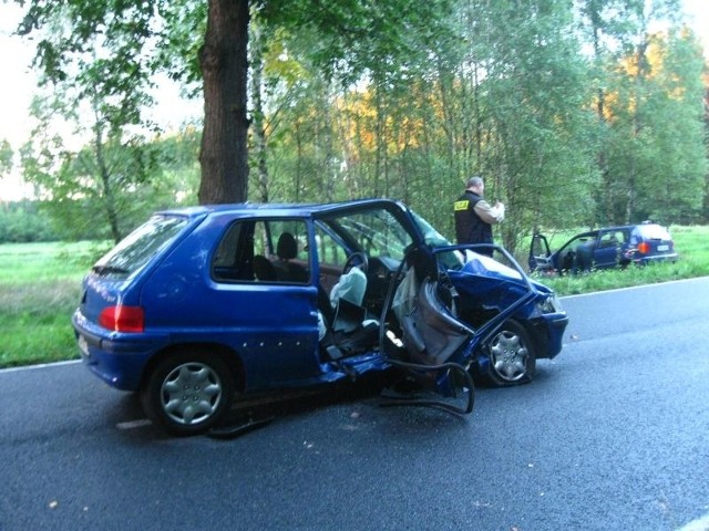 Groźny wypadek z udziałem dwóch samochodów Gazeta Lubuska
