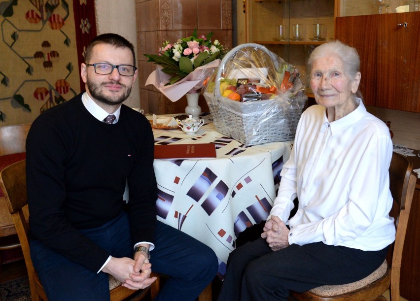 Janina Klaja z Wadowic skończyła 100 lat. Odwiedził ją...