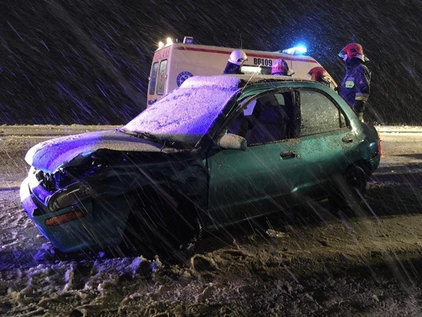 Wypadek na trasie Choroszcz - Barszczewo. Jedna osoba w  szpitalu