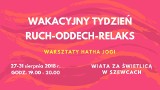 Bezpłatne warsztaty hatha joga 27-31 sierpnia w Szewcach