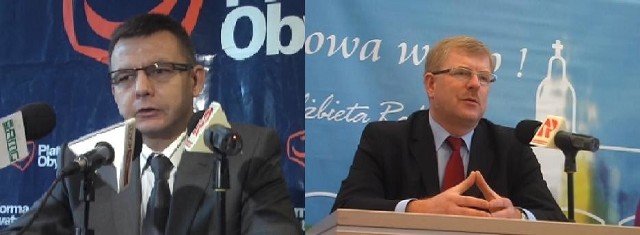 Robert Surowiec (z lewej) i Mirosław Rawa (z prawej) mogą startować do gorzowskiej Rady Miasta - orzekł sąd
