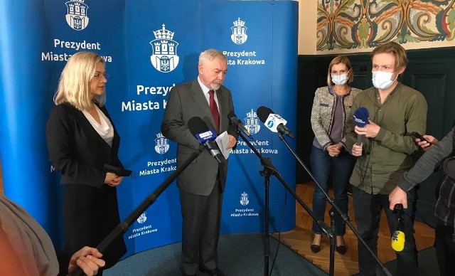 Prezydent Jacek Majchrowski i posłanka Małgorzata Wassermann