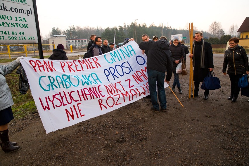 Nowa gmina Grabówka. Wyjechali, aby protestować w Warszawie