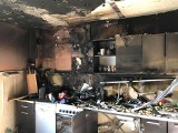 Pożar w Przyłubiu. Strażacy wezwani do płonącej kuchni. Udało się uratować życie papużki. Wybuch gazu w Unisławiu - poszkodowana 67-latka