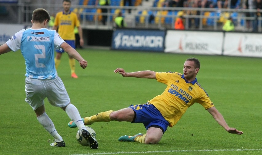 Arka Gdynia - Stomil Olsztyn 0:1. Świetna passa zespołu Pawła Sikory przerwana! [ZDJĘCIA]