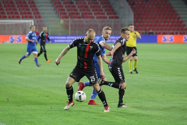 W meczu 29. kolejki Nice 1. Ligi GKS Tychy wygrał z liderującą Miedzią Legnica 1:0