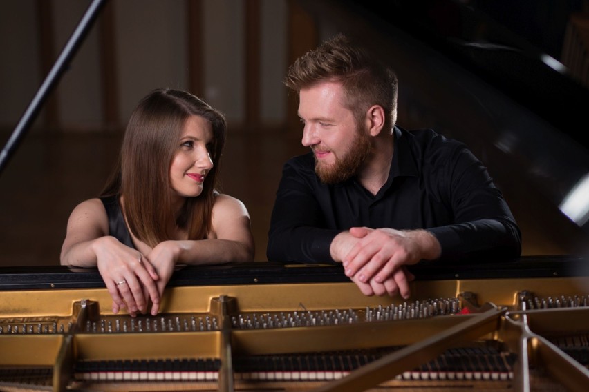 Utytułowani kieleccy muzycy Grzegorz Nowa i Anna Wielgus z...