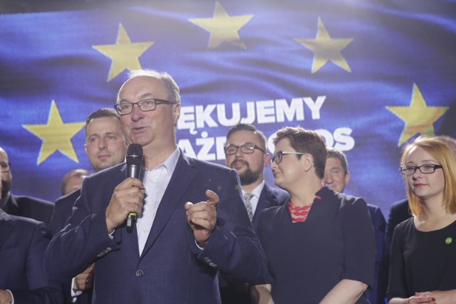 w wyborach do Parlamentu Europejskiego SLD wchodziło w skład Koalicji Europejskiej, wraz z m. in. Platformą Obywatelską, Nowoczesną, PSL i Zielonymi.