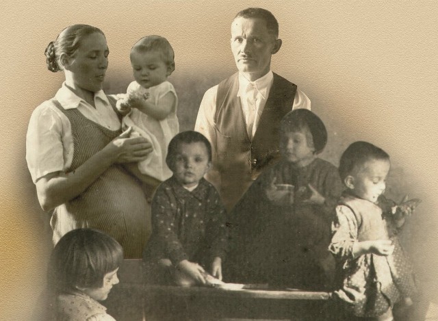 Rodzina Ulmów z Markowej koło Łańcuta.
