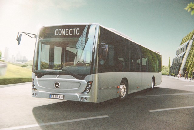 Tak wygląda mercedes conecto G nowej generacji. 11 takich autobusów będzie w przyszłym roku obsługiwać komunikacje miejską w Bydgoszczy.