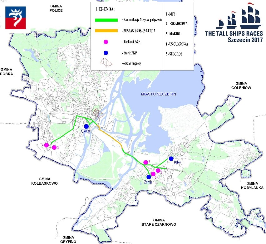 The Tall Ships Races w Szczecinie: Utrudnienia dla kierowców, zmiany w komunikacji miejskiej