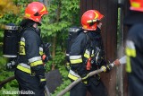 Pożar przy Głowackiego w Grudziądzu [wideo, zdjęcia]