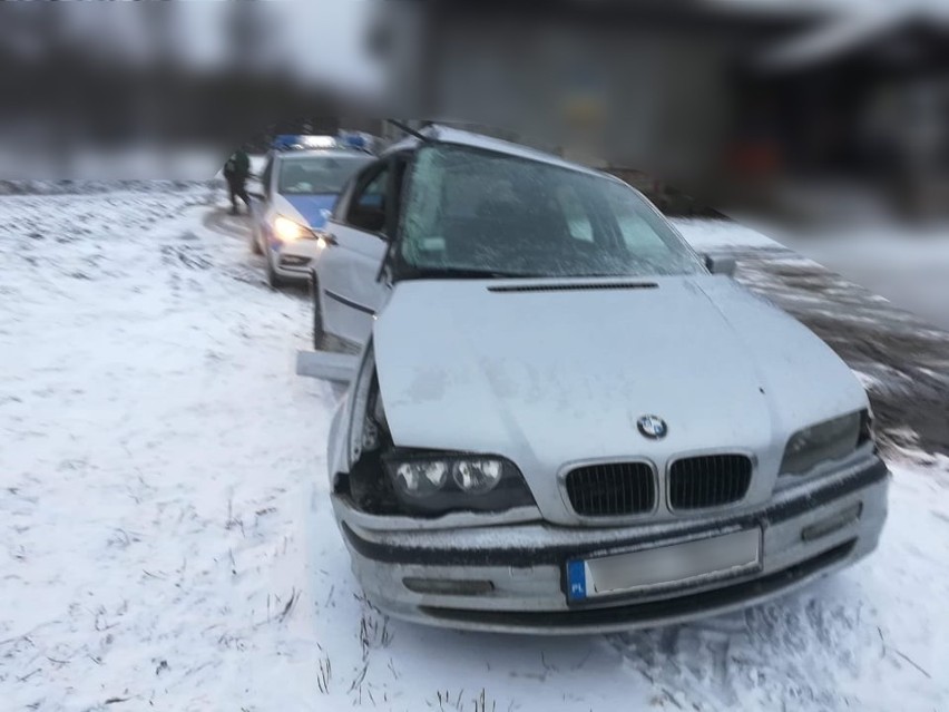 Inny groźny wypadek z udziałem bmw wydarzył się w powiecie...