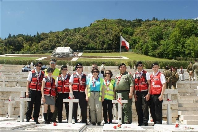 Świętokrzyscy harcerze na Monte Cassino