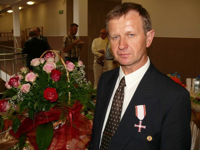 Ryszard Szymański, jeden z odznaczonych Krzyżem Wolności i Solidarności.