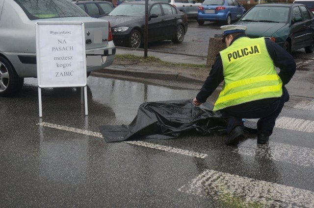 Akcja policji w Tychach: "Wyprzedzając na pasach możesz kogoś zabić!"