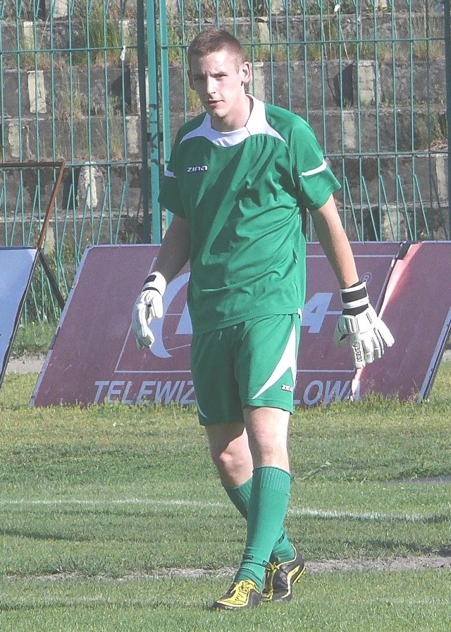 Bramkarz Daniel Radzewicz pojawił się we wtorek na treningu piłkarzy Stali Stalowa Wola.