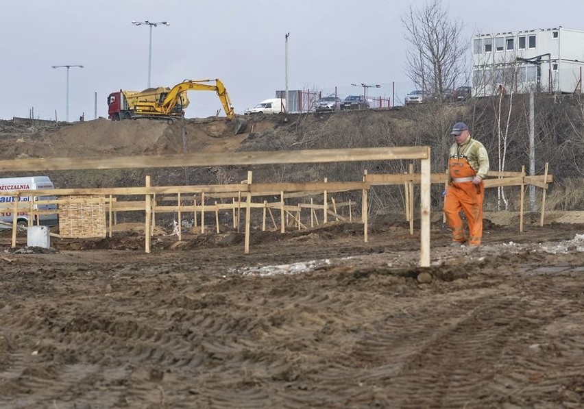 Toruń      Budowa mostu drogowego