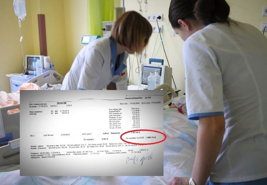 Ile naprawdę zarabia pielęgniarka w Lublinie? Zobacz paski płacowe. Czekamy także na Wasze wydruki! 
