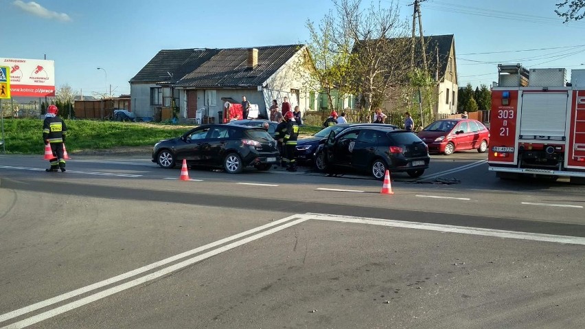 Fasty. Wypadek na skrzyżowaniu ulicy Szosa Knyszyńska z...