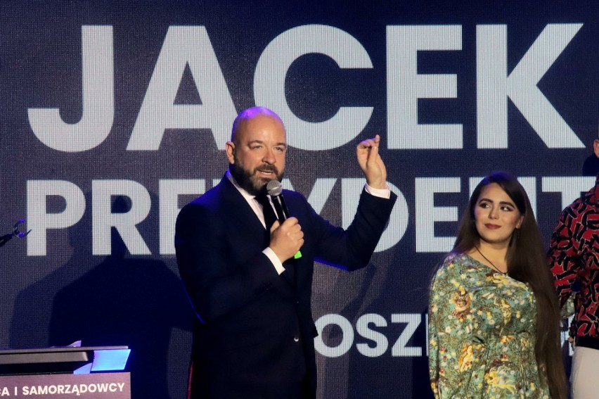 Jacek Sutryk podczas konwencji wyborczej we Wrocławiu....