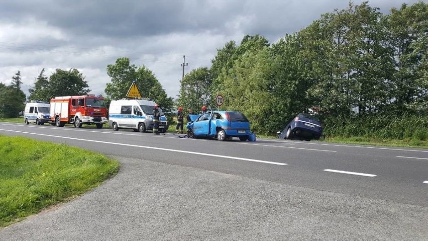 Pięć osób ucierpiało w wypadku w Głogowie [ZDJĘCIA]