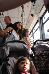 W ciepłe dni trudno wsiąść do niewielkich  autobusów jadących do krakowskiego zoo