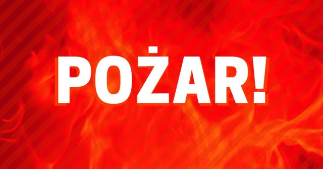 Pożar mieszkania w Starogardzie Gdańskim. 6.11.2020 r.