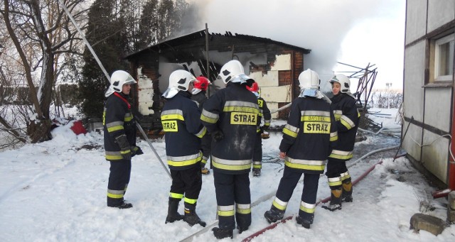 Straty w wyniku pożaru oszacowano na kilkadziesiąt tysięcy złotych