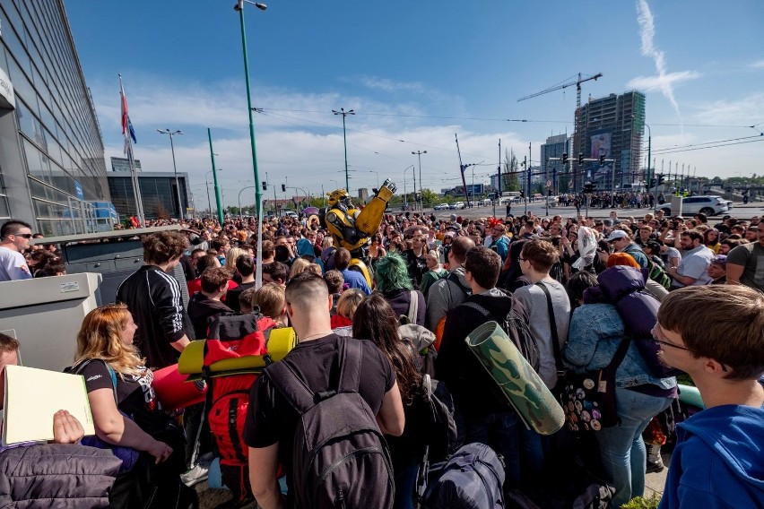 Na Pyrkon co roku przyjeżdżają tysiące ludzi z całej Polski,...