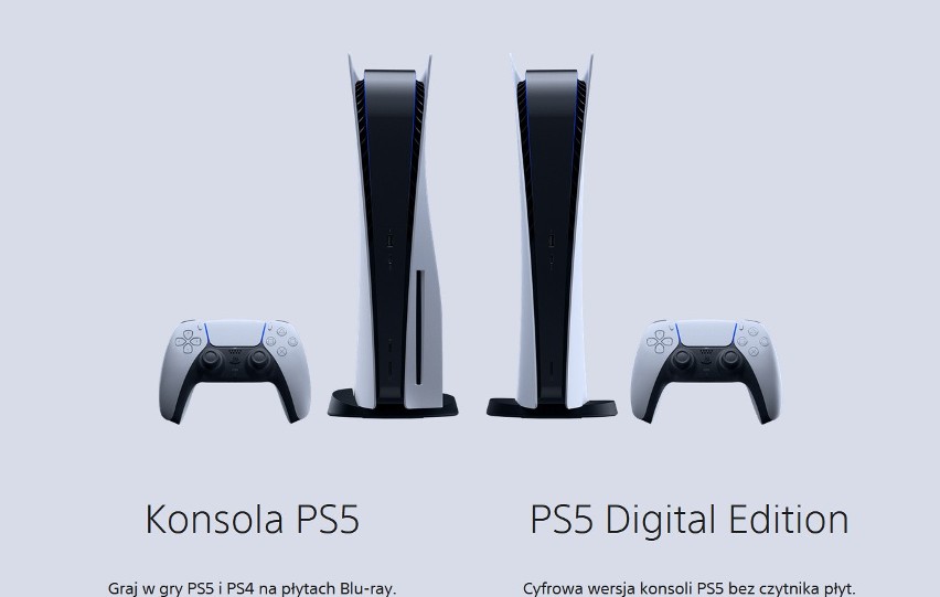 Pomiędzy PS5, a PS5 Digital Edition jest zasadnicza różnica,...