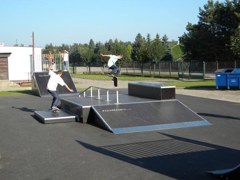 W białobrzeskim skateparku będą montowane dwa nowe...