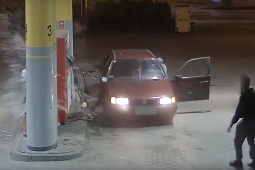 Chcieli ukraść paliwo na stacji paliw w Bąkowie